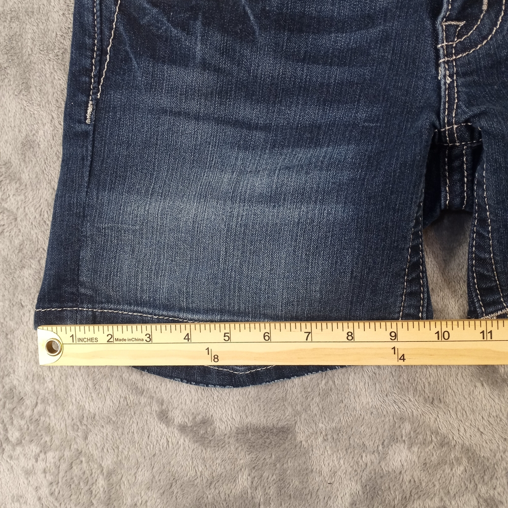 Miss Me Dark Blue Denim Women’s Shorts Size 27 - Picture 14 of 16